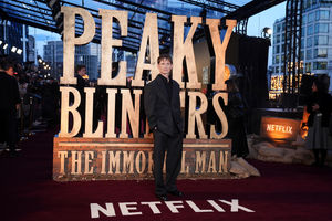 Director Tom Harper attending the global premiere for Peaky Blinders: The Immortal Man at Symphony Hall, Birmingham. Photo: Jacob King/PA Wire