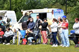 Hundreds of people attended the tournament.