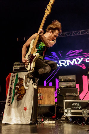 Army of Freshmen supporting Bowling For Soup at the O2 Academy in Birmingham. Pic: Chris Bowley