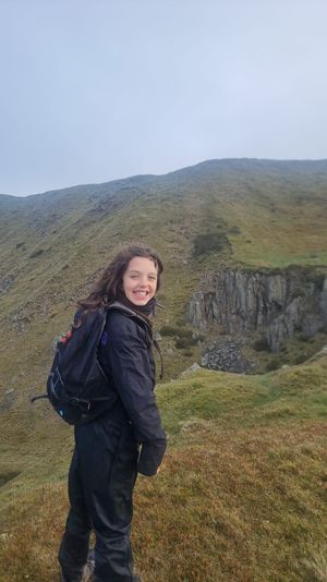 Undertaking some training doing the Shropshire 3 peaks.