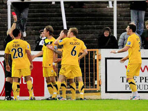 Supporting image for story: AFC Telford won't appeal Shane Killock red card