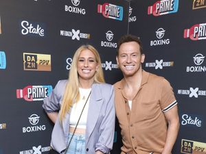 Supporting image for story: Joe Swash says Stacey Solomon ‘puked all over his bathroom’ when they first met