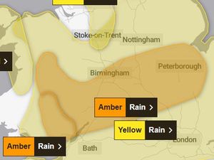 Supporting image for story: Severe rainfall warning as Storm Claudia arrives in West Midlands and Met Office issues weather warnings with wind gusts of 47mph forecast - here's when and where