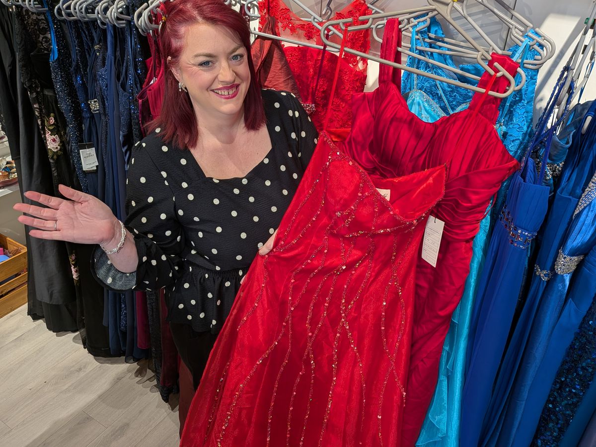 Prom dress sale taking place at Shrewsbury charity shop