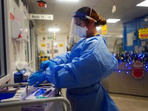 Supporting image for story: Number of UK Covid-19 patients now more than half of second-wave peak