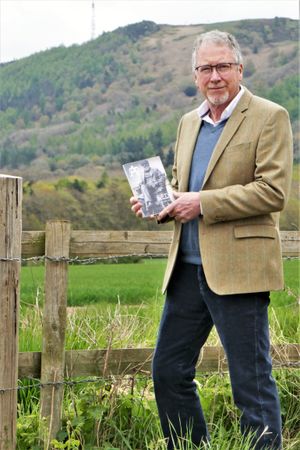 Rob Hubbleday, the chairman of The Arts Society West Midlands, at The Wrekin