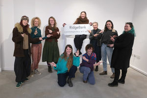 Back left to right: Jess Wood, Jess Edwards, Jess Hinsley, Caroline Allen, Jess MacKenzie, Jess Dixon, Jess Davis and kneeling Jess Watkins and Jess Lowe. Jess Allen could not be present. Image by Andy Compton