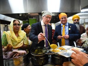 Supporting image for story: In Pictures: Swinney dishes up curry while Sunak goes back to school