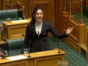 Supporting image for story: New Zealand parliament suspends three Maori Party politicians over haka protest