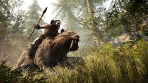 Far Cry: Primal allows players to use the beasts of the wild to their advantage