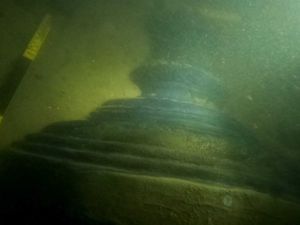 Supporting image for story: Diver finds bronze cannon on wreck of 17th century warship in Thames Estuary