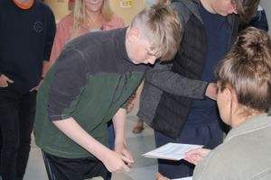 GCSE results day at The Marches School