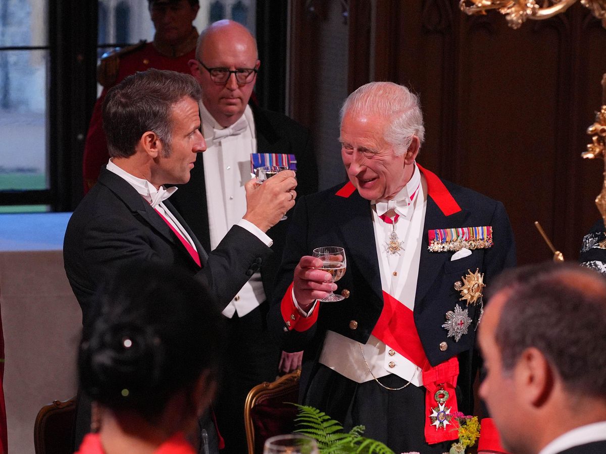 King speaks of UK and France’s deepening co-operation amid ‘profound challenges’
