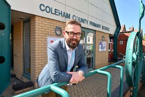 Headteacher Tom Larkham.