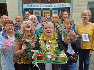 Supporting image for story: Wellington residents making crafts and friends celebrate a year of community craft club