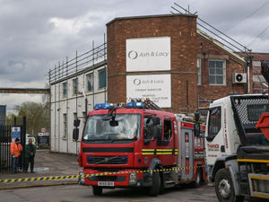 Supporting image for story: Residents evacuated from homes after gas cylinder catches fire at industrial estate