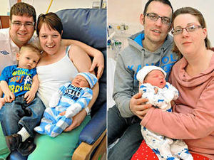 Supporting image for story: Fireworks herald 2012's first babies