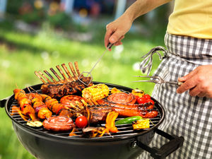 Supporting image for story: Licence to grill: Meat the men who love cooking over hot coals. . .
