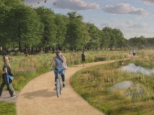 An indicative visualisation of the landscape proposal at Attingham Park. Picture: Ove Arup & Partners Ltd
