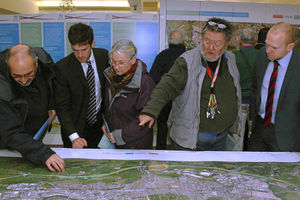 Supporting image for story: Newtown bypass plans go on show