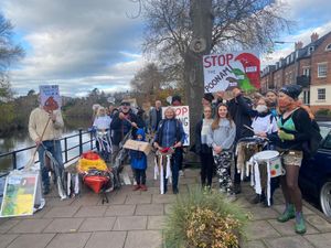 Supporting image for story: Protesters march through Shrewsbury over sewage dumping in River Severn