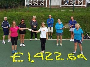 Supporting image for story: Shrewsbury tennis club holds Covid Cup to raise funds for Midlands Air Ambulance Charity