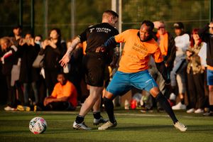 The football match between the Mander Centre and Telford Centre