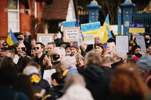 The march in Shrewsbury