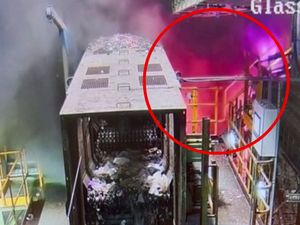 Supporting image for story: Dramatic moment fire ignites at Aldridge waste facility - exploding vape blamed