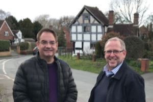 Adrian Lawrence, left, and Nigel Dugmore