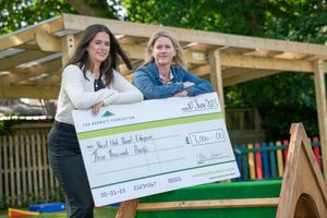 The Hazel Oak Parent Enterprise will use the donation to buy new playground equipment
