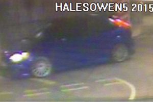 The Ford Focus on false plates, which was used as a getaway car