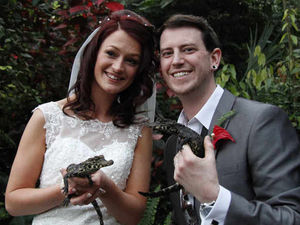 Supporting image for story: Wild wedding for Shropshire reality TV couple