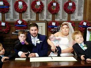 Supporting image for story: Tears flow as terminally ill mum marries love of her life