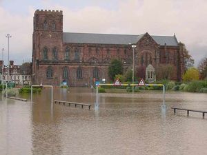 Supporting image for story: County river waters rising