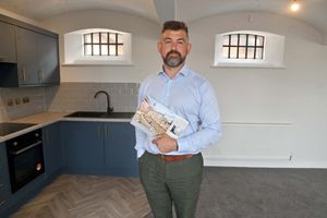 Liam Floyd in the old cell block