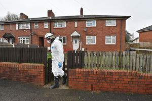 The scene in Green Park Road. Photo: Steve Leath