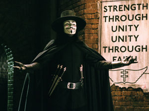 Supporting image for story: Film Talk: It's Bonfire Night and we take a look back at V For Vendetta