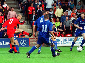 Sigurdur Eyjolfsson scored Walsall's third goal in a famous 3-1 win over Oldham Athletic to clinch promotion in 1999.
