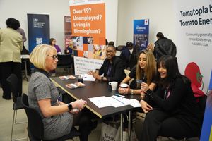 Staff from SPR at a previous jobs fair
