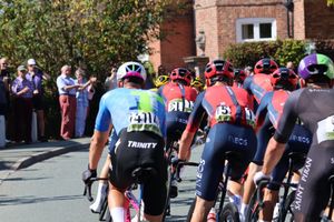 Cheered on by onlookers