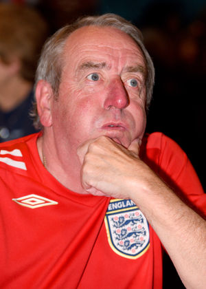 England fans watch the big match at the Clarendon Hotel, Chapel Ash, Wolverhampton..