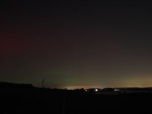 Northern lights captured from Kingswinford by photographer Joanna Noble