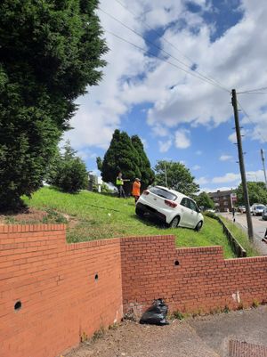 Samantha Adams lives close to the scene and was blocked in due to the road closure