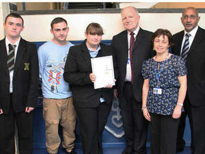 Supporting image for story: Willenhall pupil wins courageous citizen Diana Award
