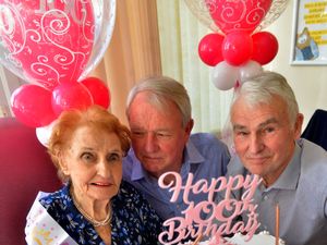 Supporting image for story: 'Not your typical granny' celebrates 100th birthday with family