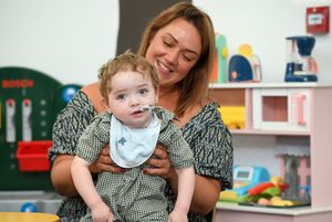 Little Patrick now receives vital care at Acorns Children's Hospice. 