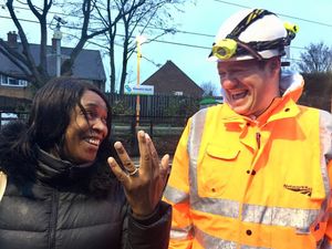 Supporting image for story: Mother's relief as rail workers find lost wedding ring on the tracks