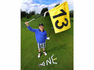 Supporting image for story: Young golfer stuns with hole in one