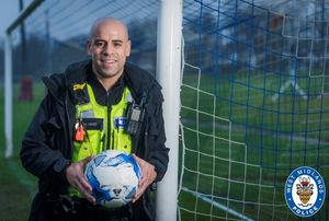 PC Stuart Ward is continuing his ongoing work to pursue offenders as the force's dedicated football hate crime officer (Image by West Midlands Police)